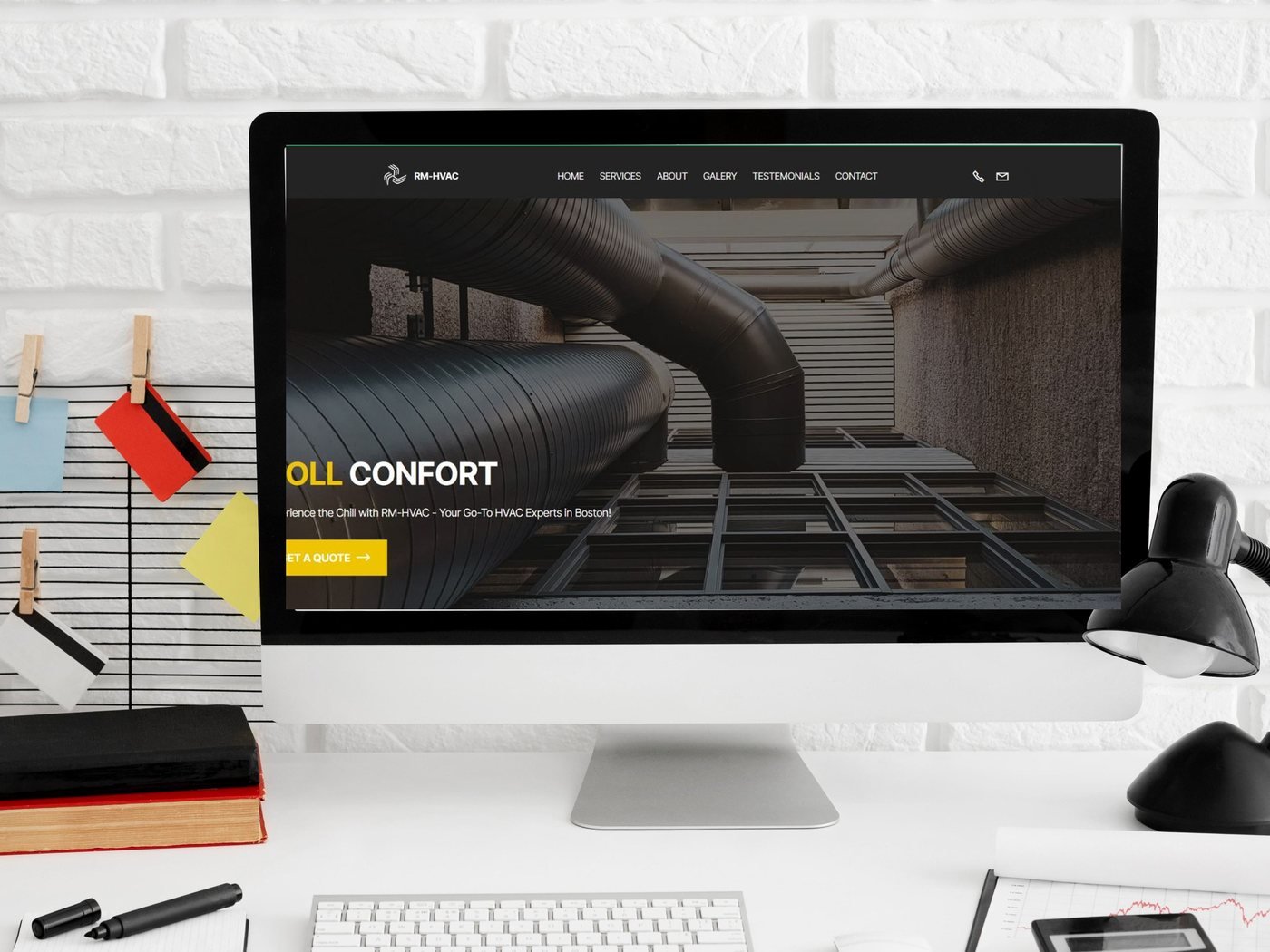 RM-HVAC shown on a desktop computer